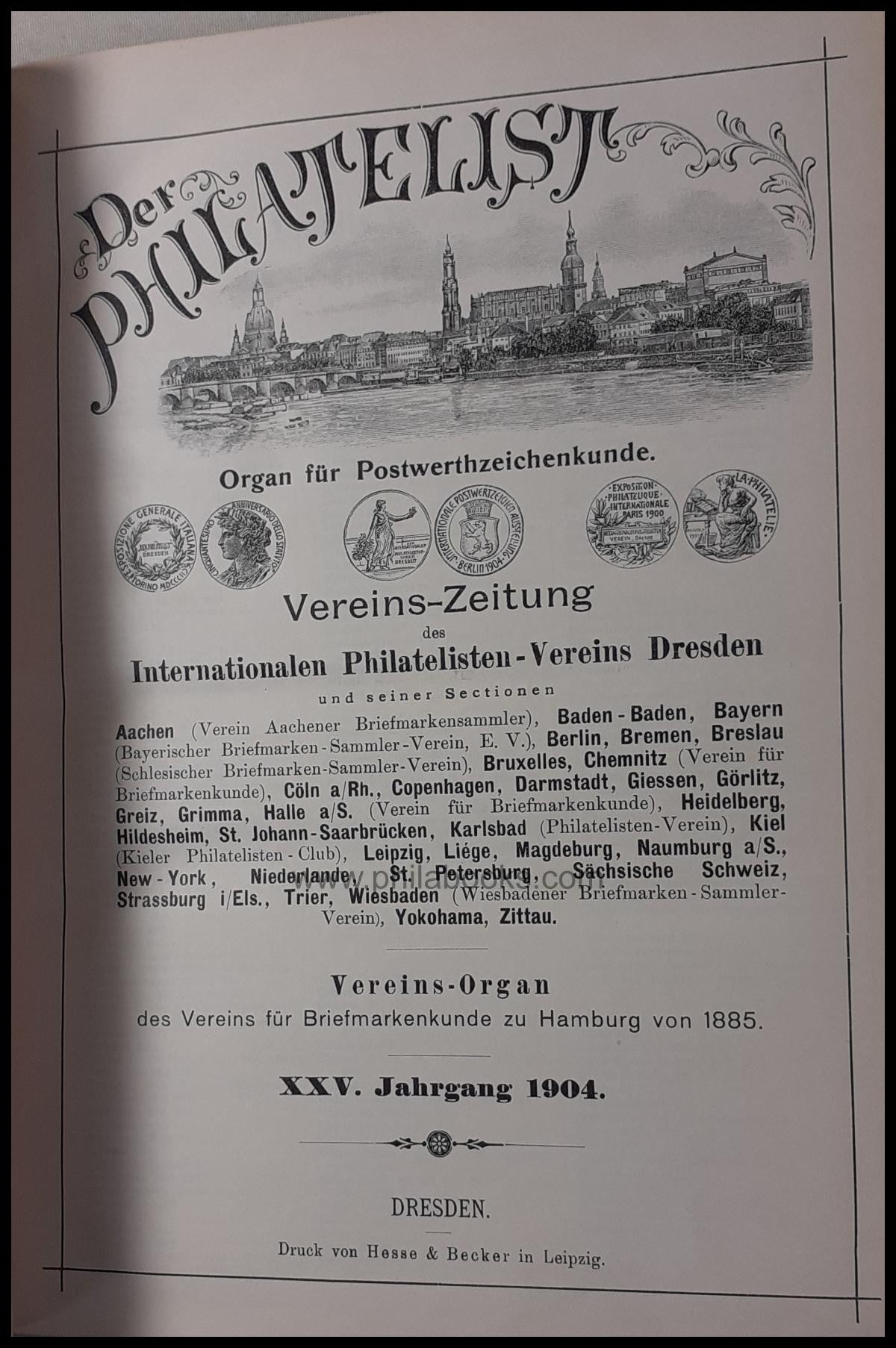 The Philatelist, a well-known good magazine from the Dresden Philatelist...