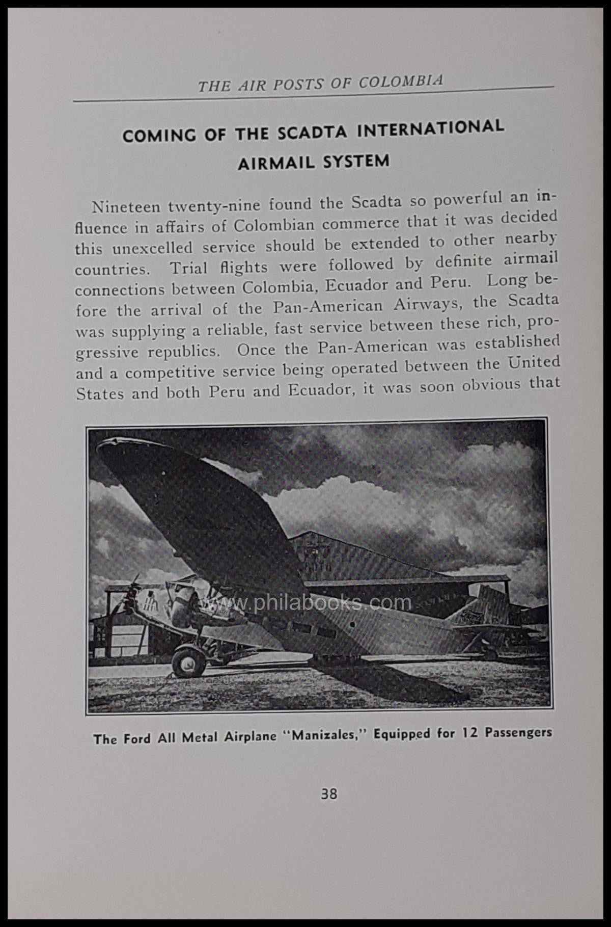 Kessler, F. W.: The Air Post Stamps of Colombia, 1936 Edition, 193 ...