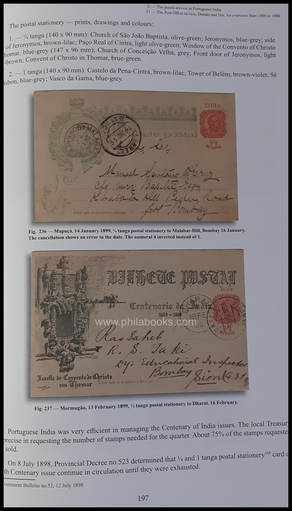Barreiros, Luis &amp; Eduardo: Portuguese India, Postal History and the ...