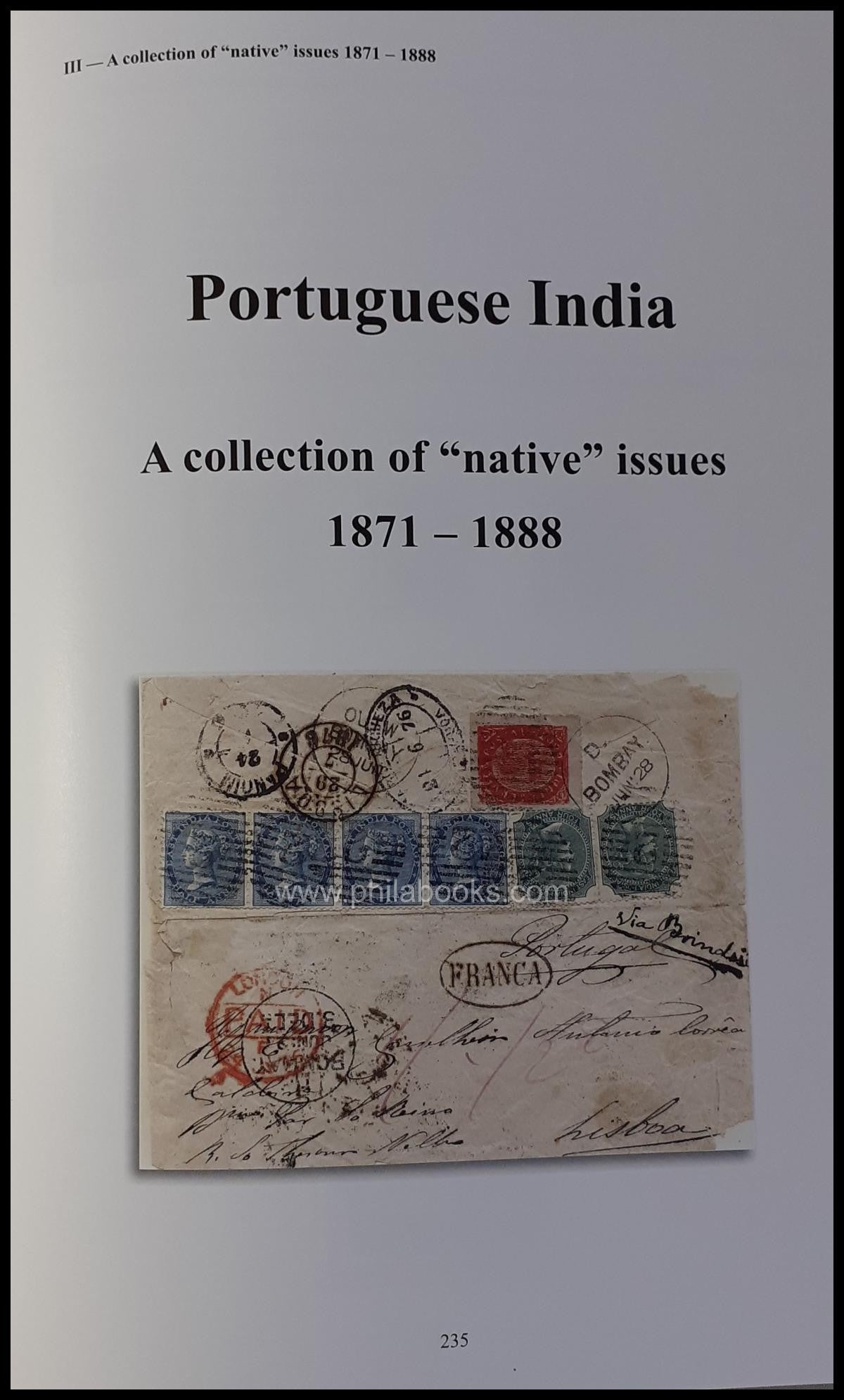 Barreiros, Luis &amp; Eduardo: Portuguese India, Postal History and the ...