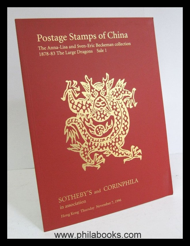 Sothebys/Corinphila, auction ex 001-003, 1996/1997 'Beckeman', China